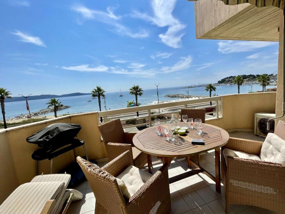 Superbe Apt 2P Front De Mer Pour 4 Pers Avec Terrasse - Cavalaire-Sur-Mer - Fr-1-226B-162 المظهر الخارجي الصورة